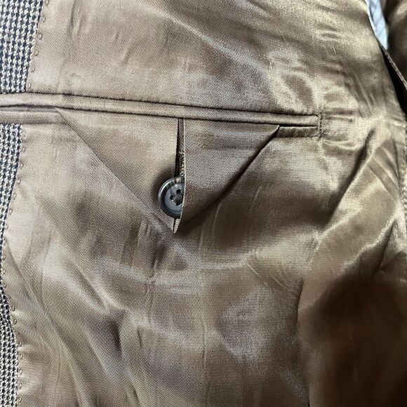 Ralph Lauren Jacket Brown 100% Wool Blazer Sport Coat Jacket 46R RN90736 CA01129 - Picture 5 of 11